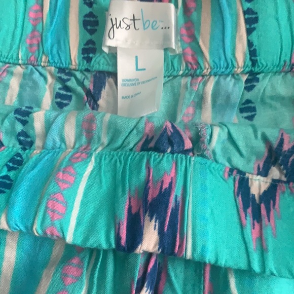 “Just Be”  Summer Shorts Size Large - Picture 2 of 8